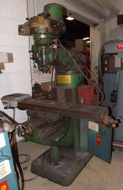 X=30" - Y=12" - Z=16" BRIDGEPORT ... VERTICAL MILL (8 Speed)